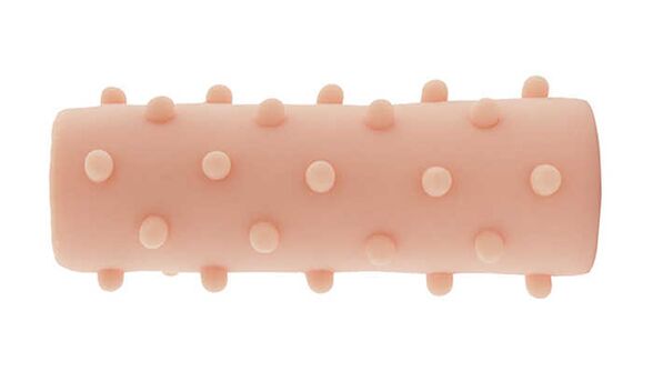 Een open mondstuk dat de dikte van de fallus vergroot