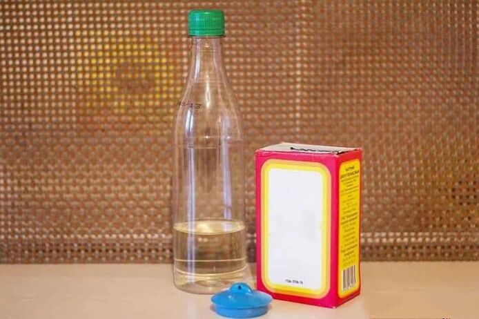 frisdrank en azijn om een ​​lid te vergroten